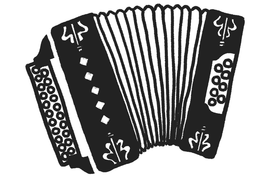 diatonic accordion, button box