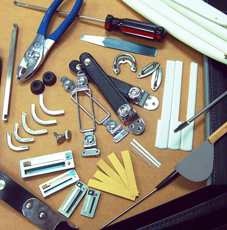 accordion repair, reeds, tools